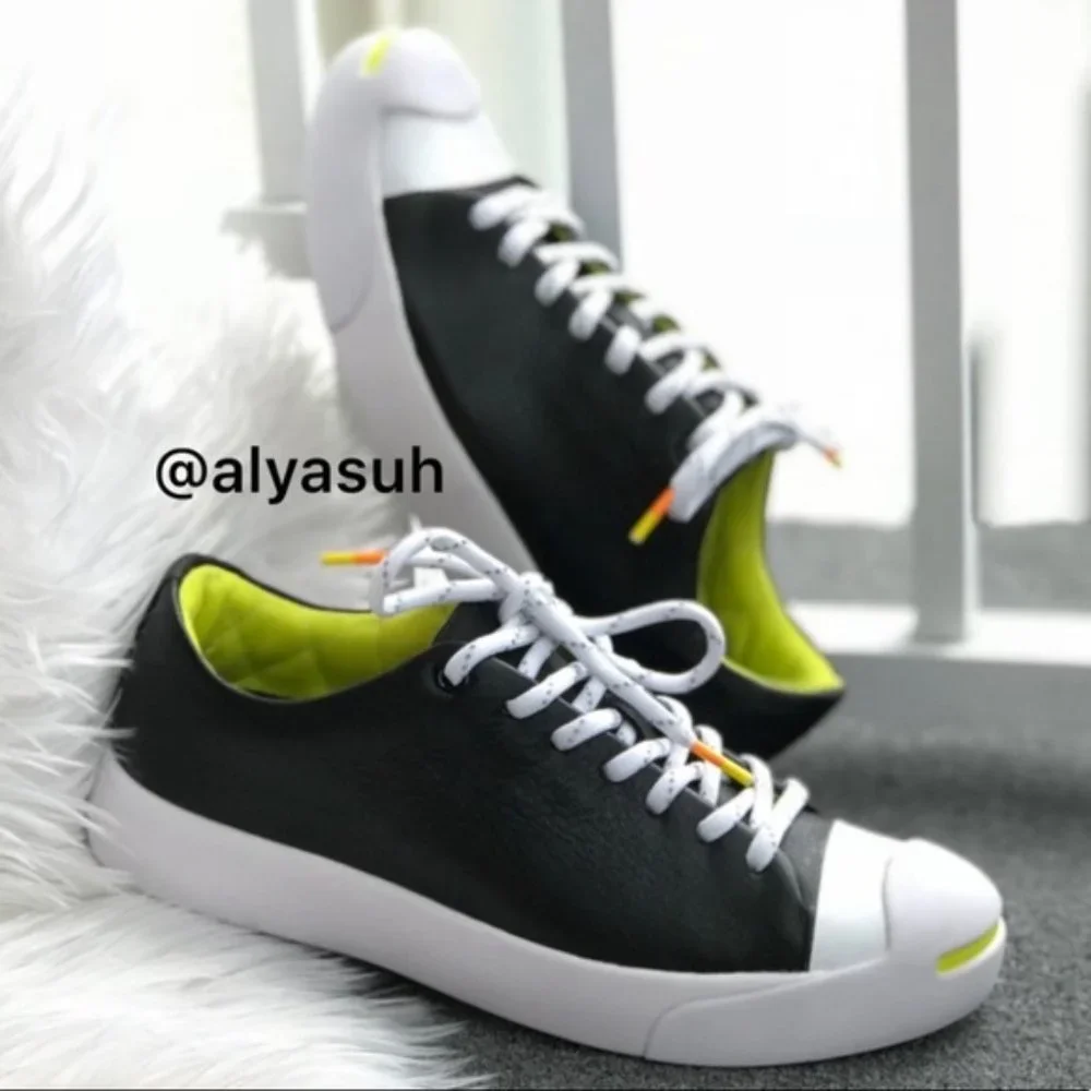 Converse JP Modern LE Black Yellow Shoes Women's AUTHENTIC Size 6.5 158343C